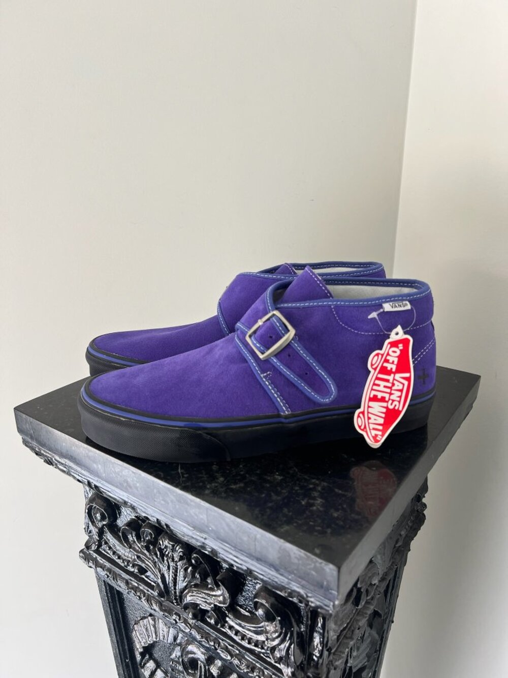 Vans x Noah collab chukka monk strap in purple suede NWT